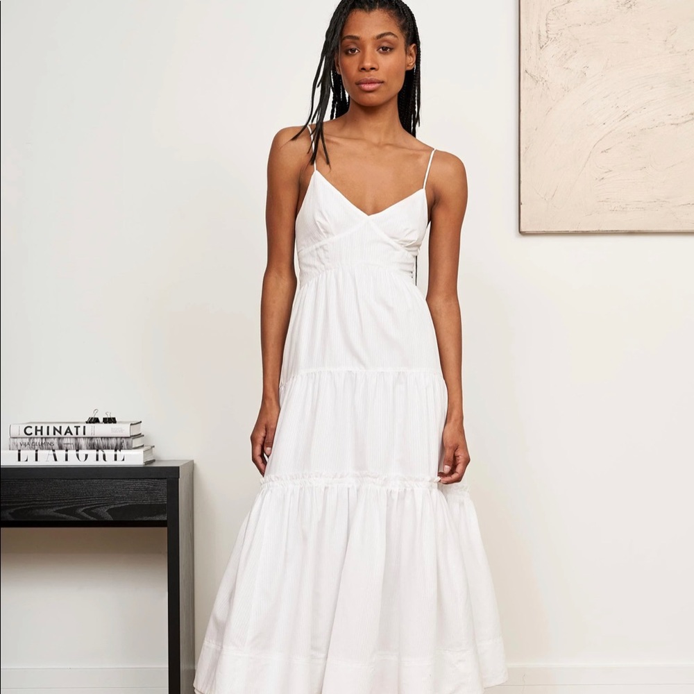 La Ligne White Beatrix Dress